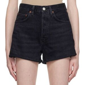 Agolde Dee Shorts in Black